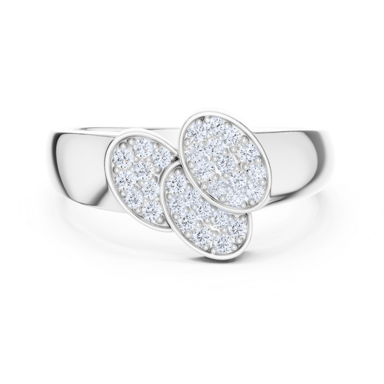 Twin Sparkle Diamond Ring