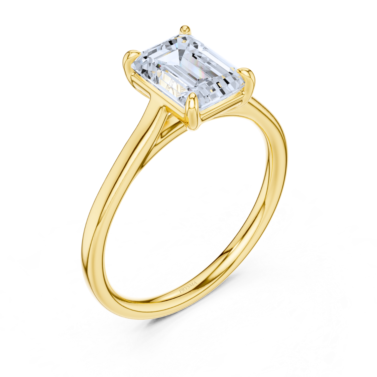 Classic Emerald-Cut Solitaire Ring