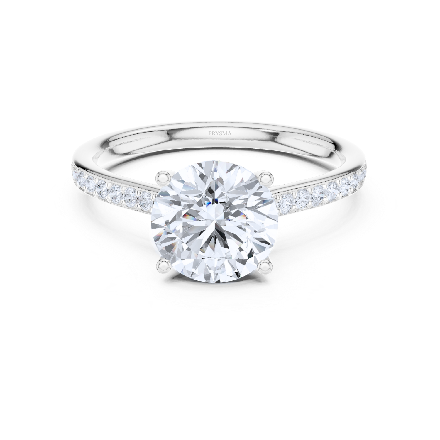 Brilliant Radiance Round-Cut Solitaire Ring