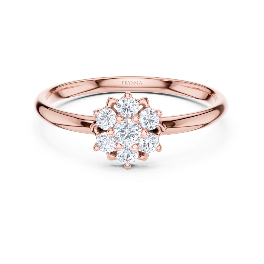 Celestial Flower Cluster Ring