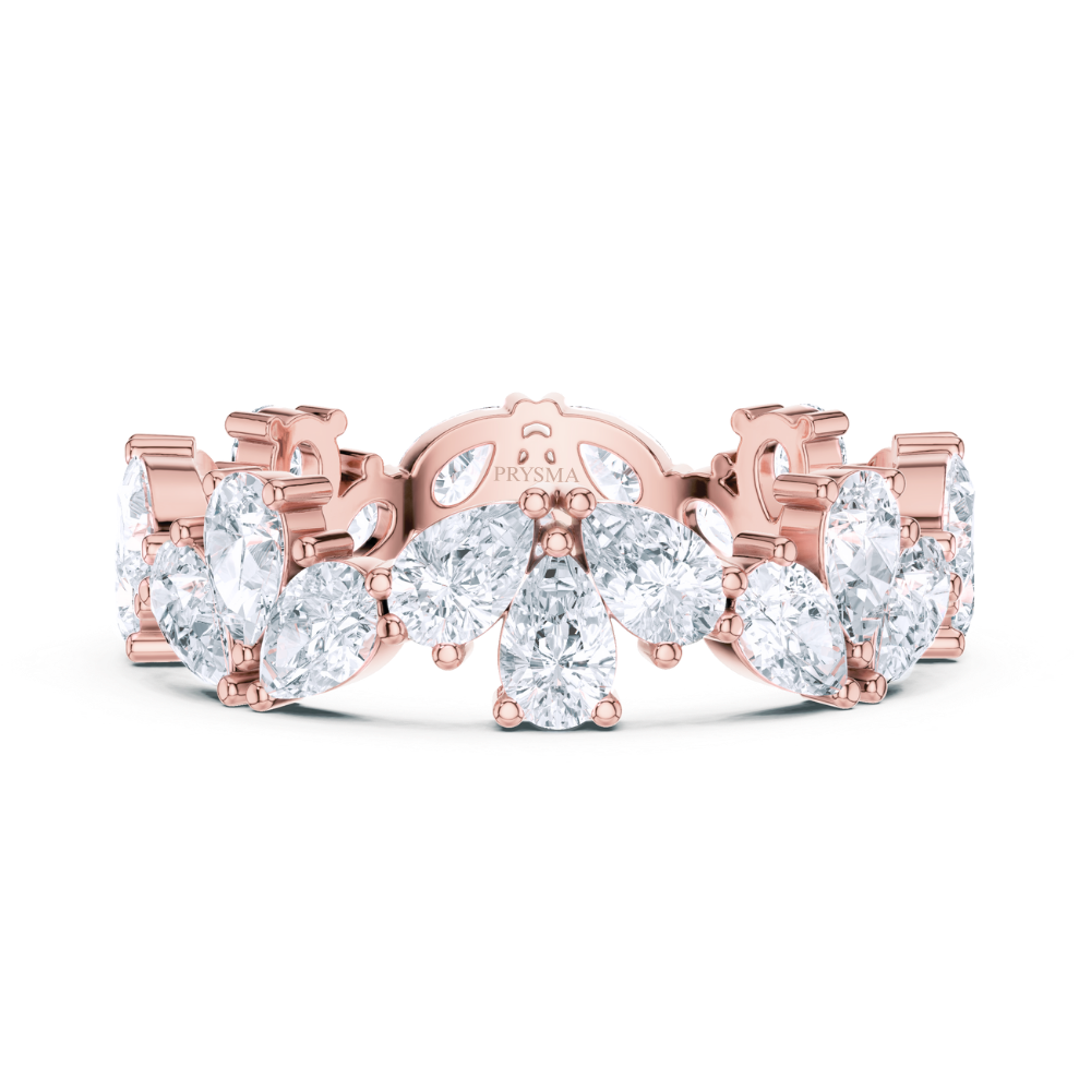 Royal Petal Diamond Eternity Ring