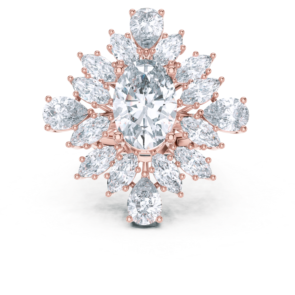 Solara Blossom Diamond Ring