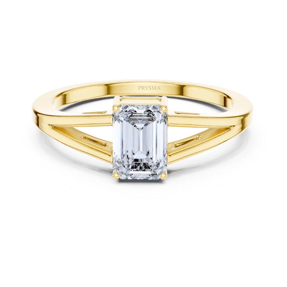 Imperial Emerald Solitaire Ring