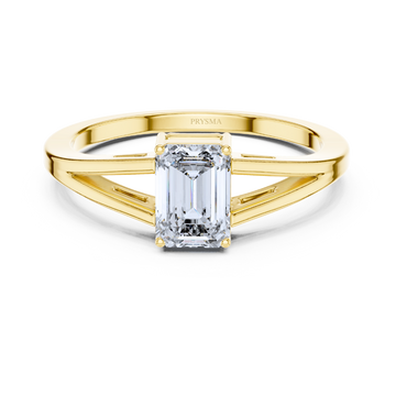 Imperial Emerald Solitaire Ring