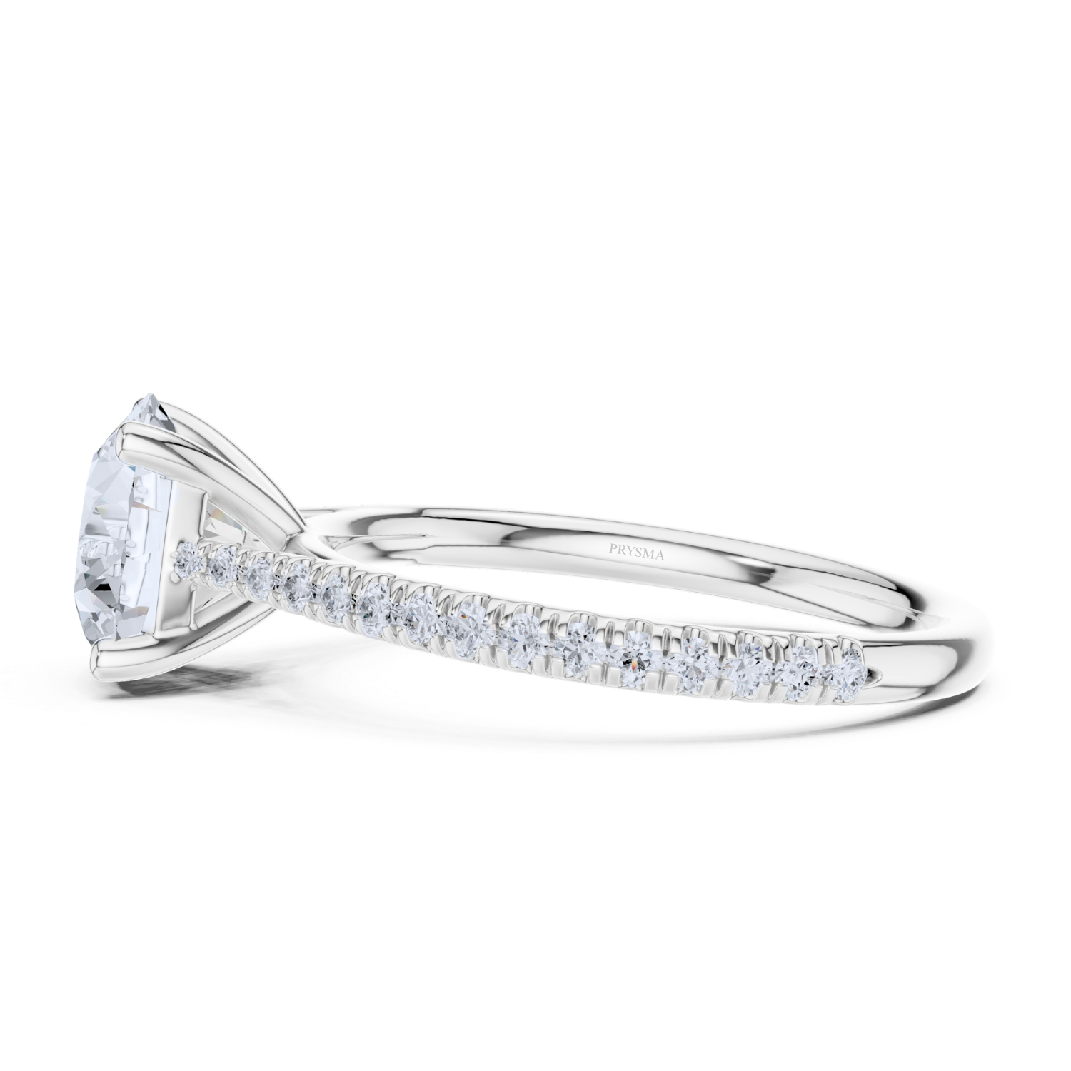 Classic Round-Cut Pave Ring