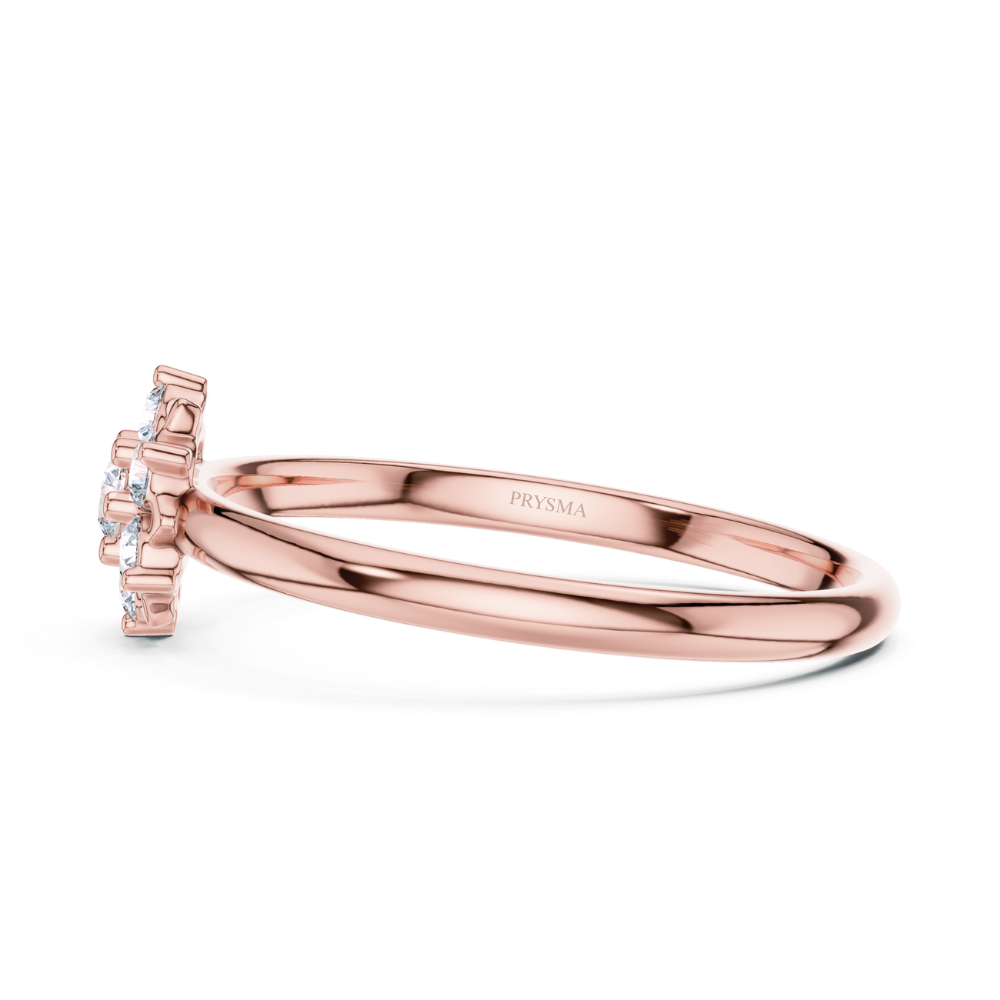 Celestial Flower Cluster Ring