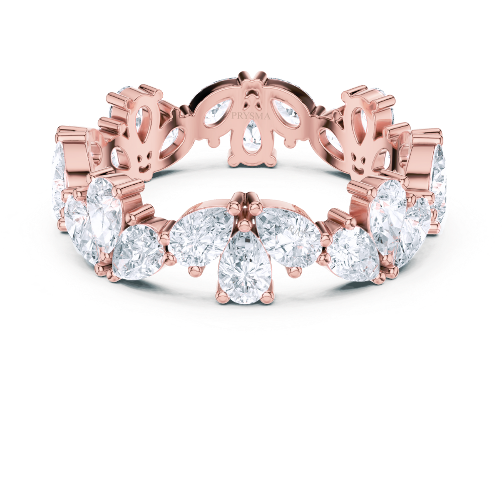 Royal Petal Diamond Eternity Ring