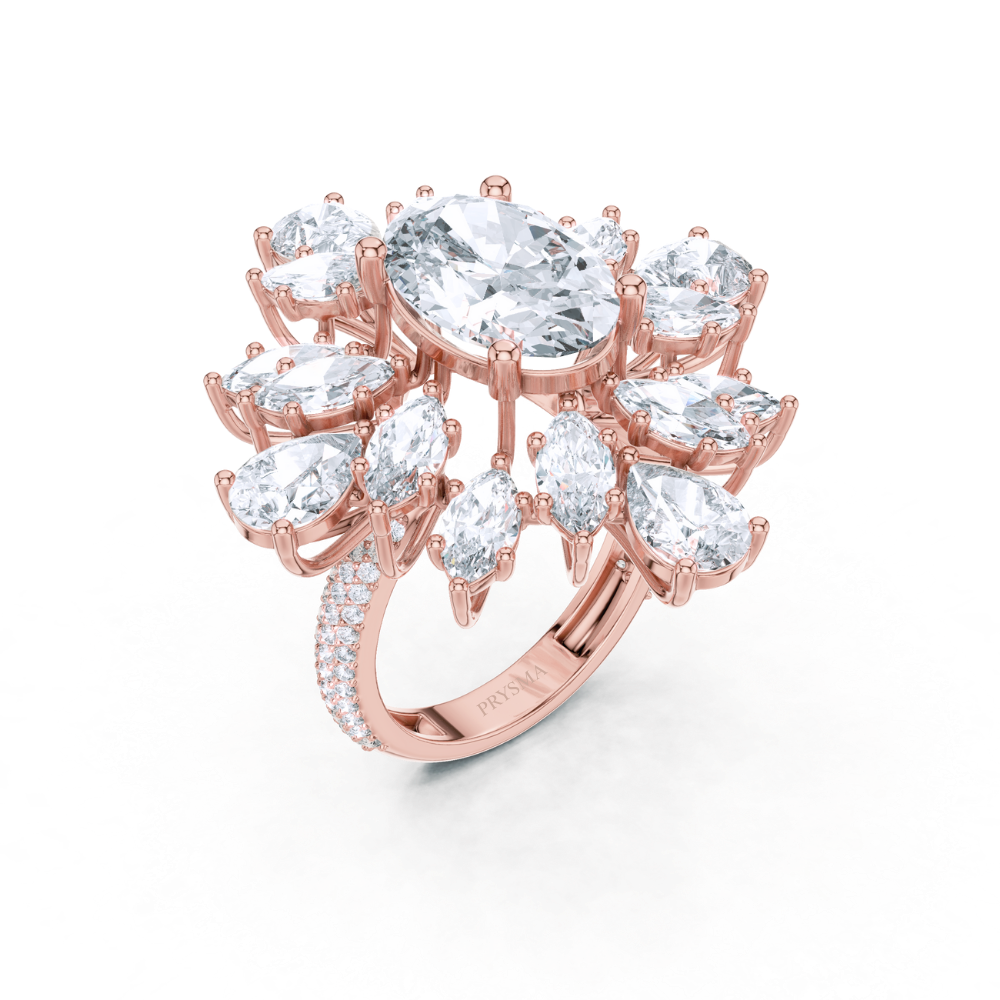 Solara Blossom Diamond Ring
