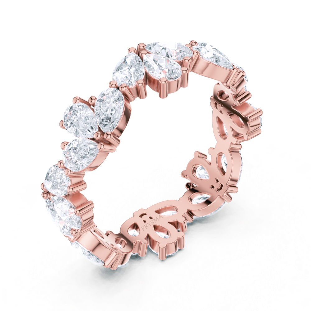 Royal Petal Diamond Eternity Ring