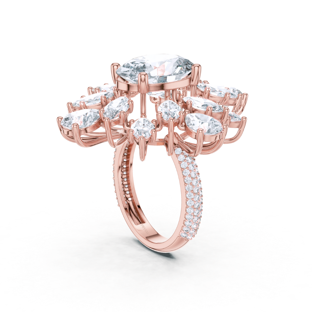 Solara Blossom Diamond Ring