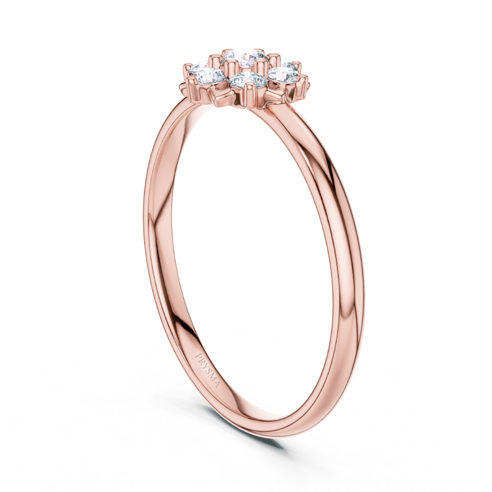 Celestial Flower Cluster Ring