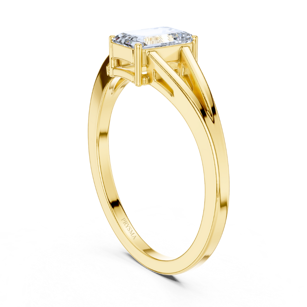 Imperial Emerald Solitaire Ring