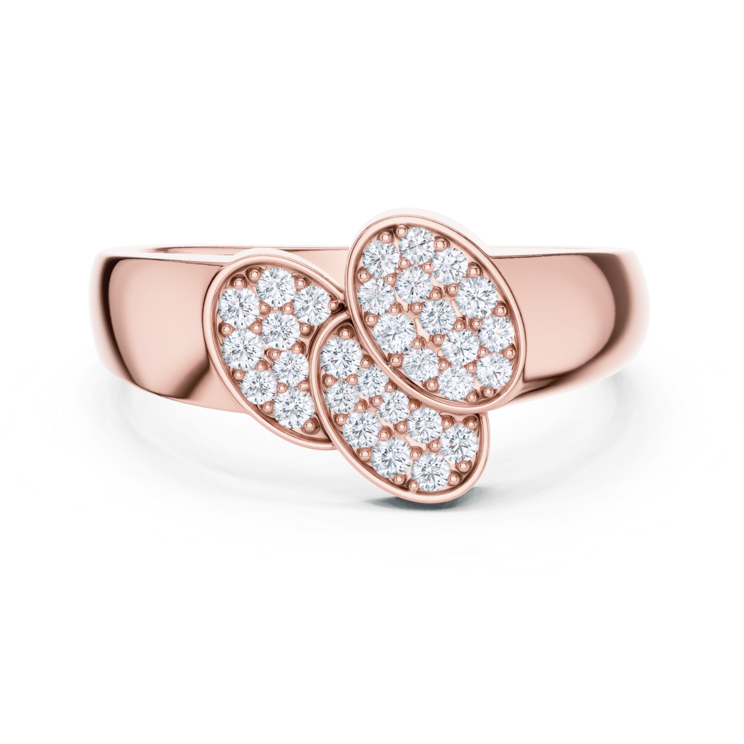 Twin Sparkle Diamond Ring
