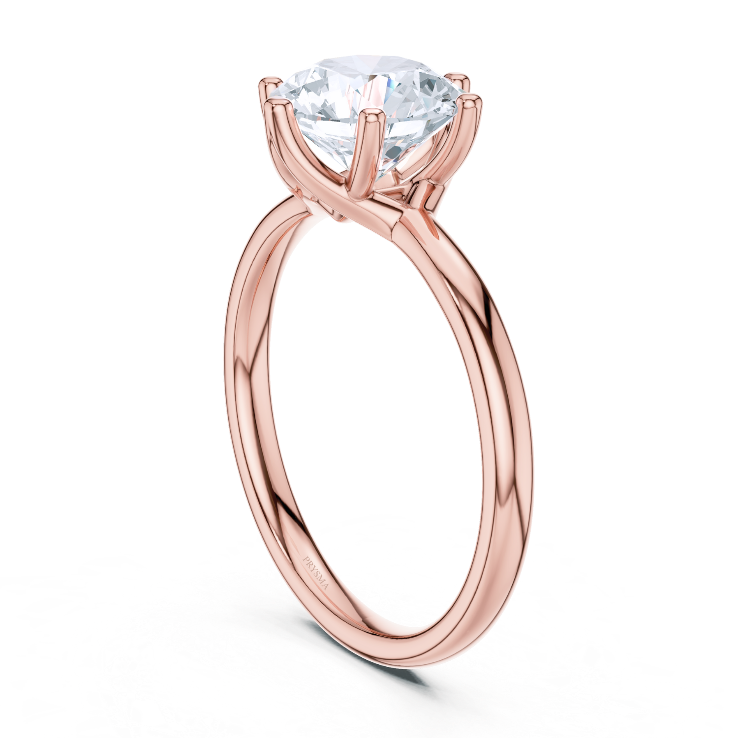 Solitaire Round Cut With Open Cathedral Setting