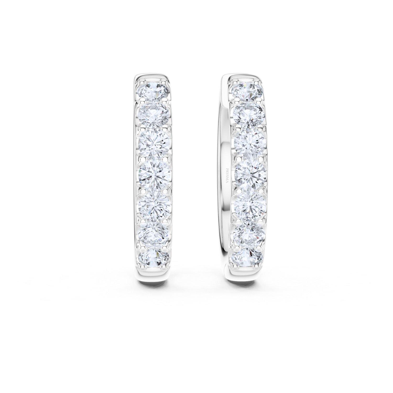 Celeste Diamond Huggie Hoops