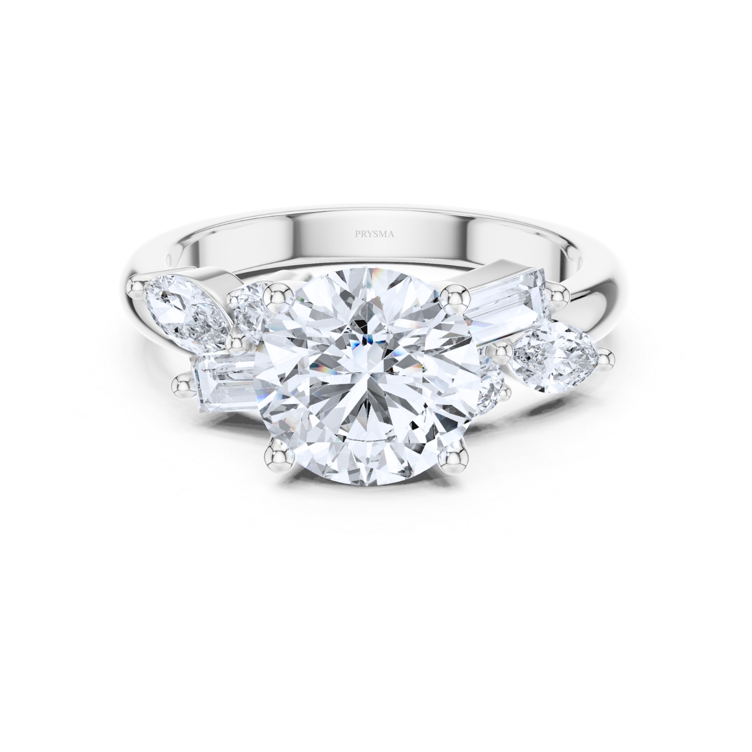 Luxe Radiance Multi-Cut Diamond Ring