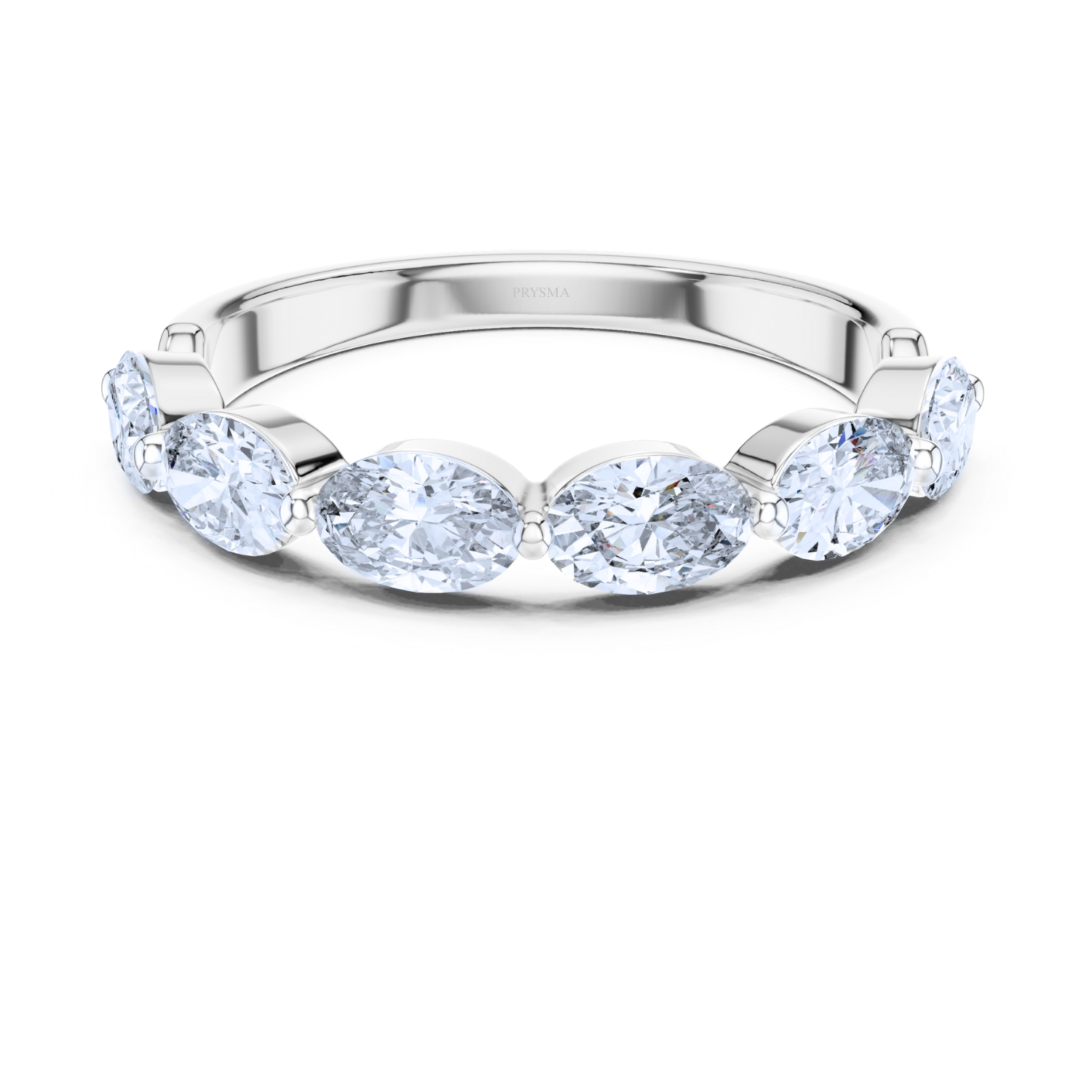 Oval Elegance Diamond Eternity Band