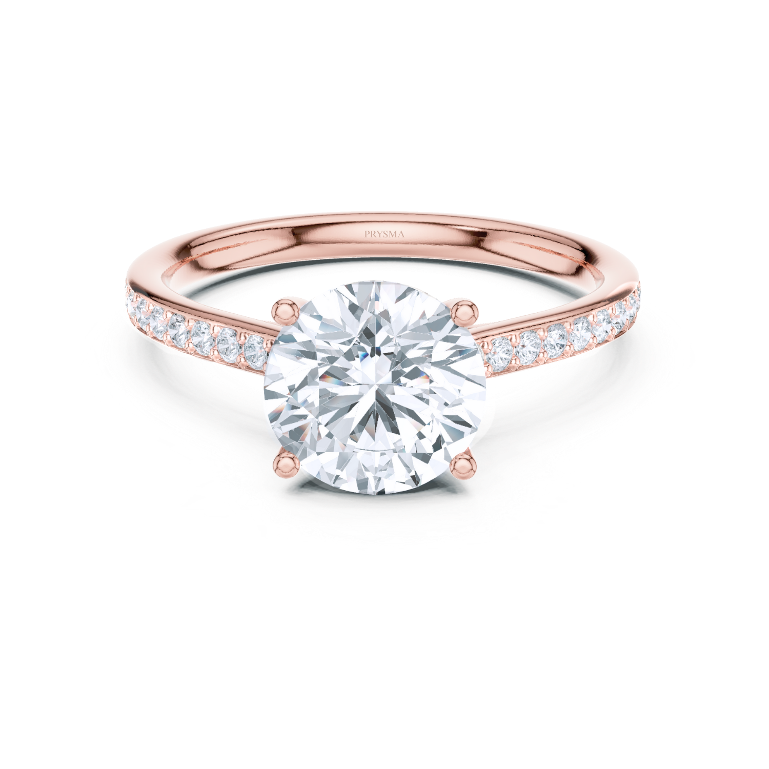 Brilliant Radiance Round-Cut Solitaire Ring