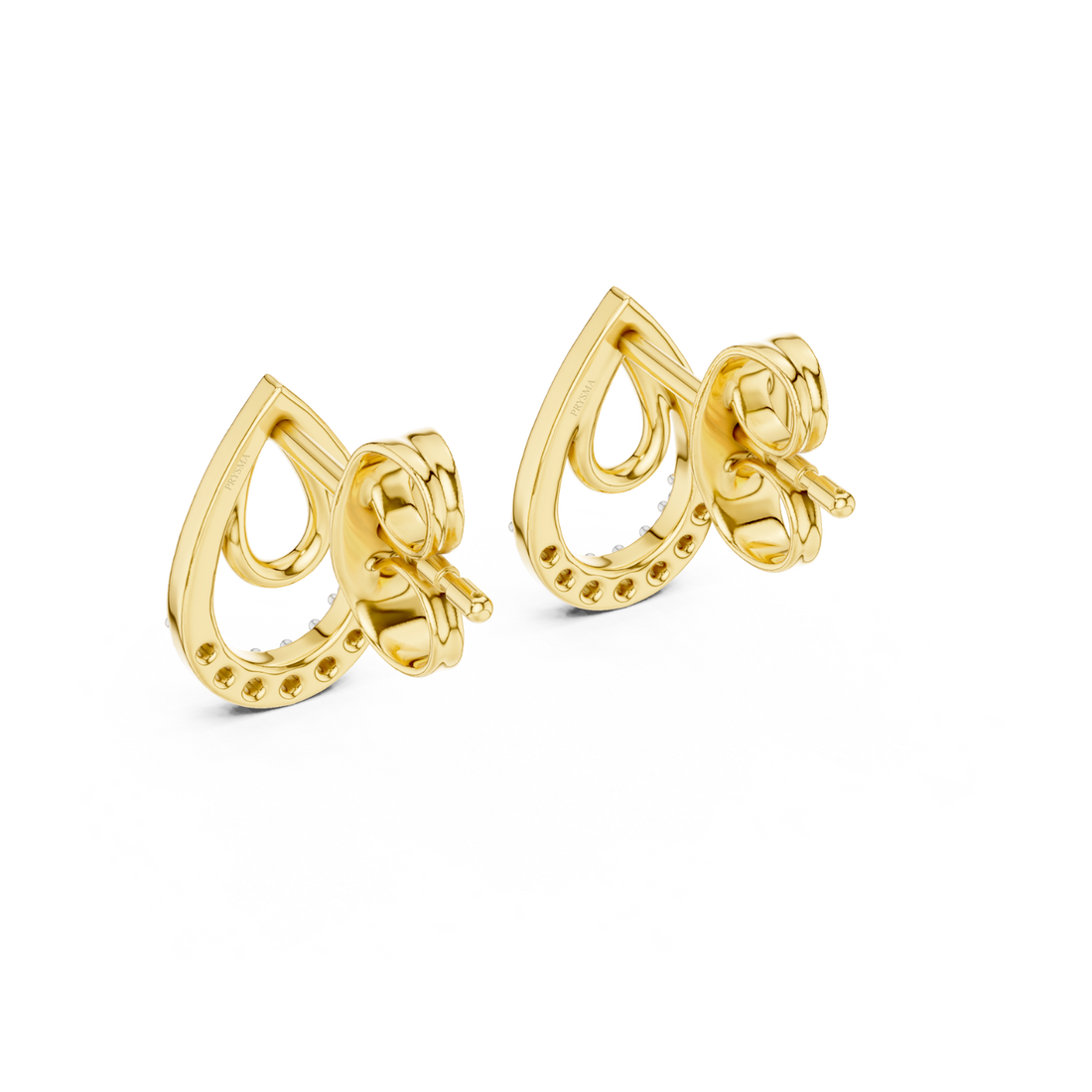 Diamond Embrace Teardrop Earrings