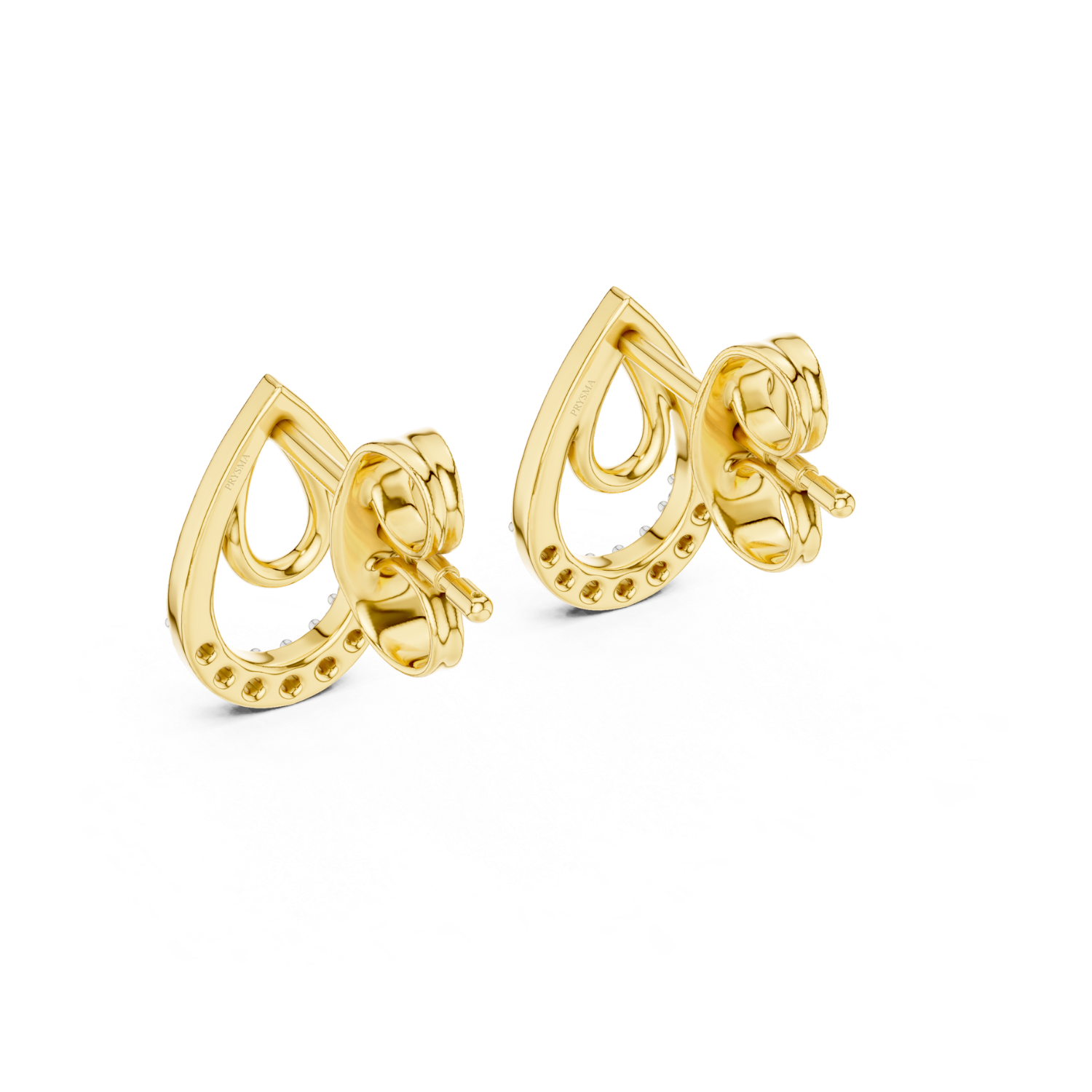 Diamond Embrace Teardrop Earrings