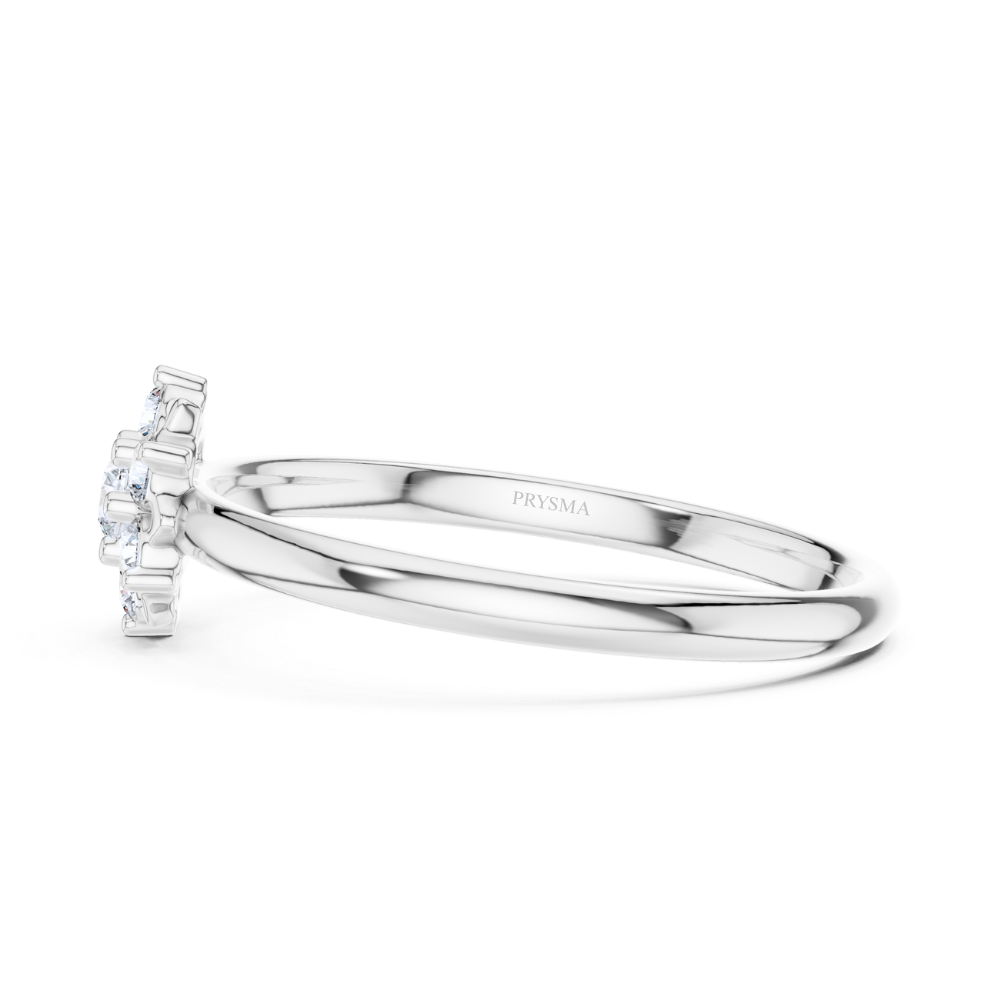 Celestial Flower Cluster Ring