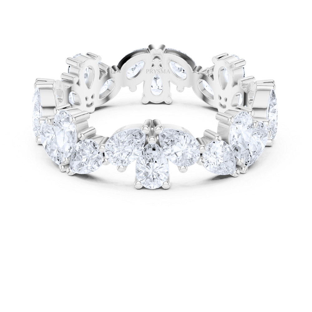 Royal Petal Diamond Eternity Ring
