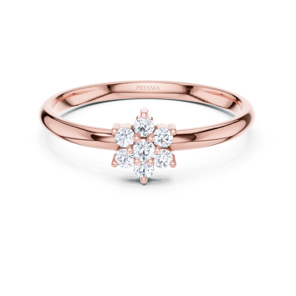 Petite Blossom Diamond Ring