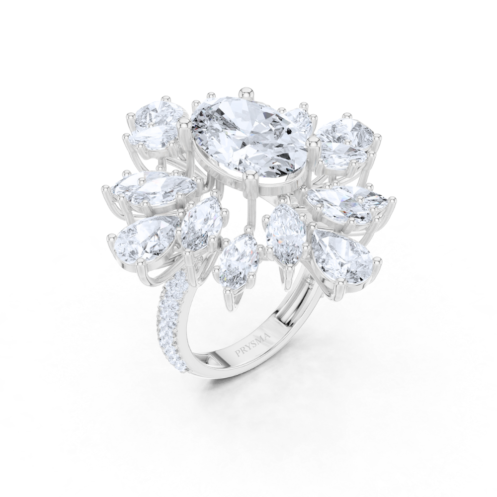 Solara Blossom Diamond Ring