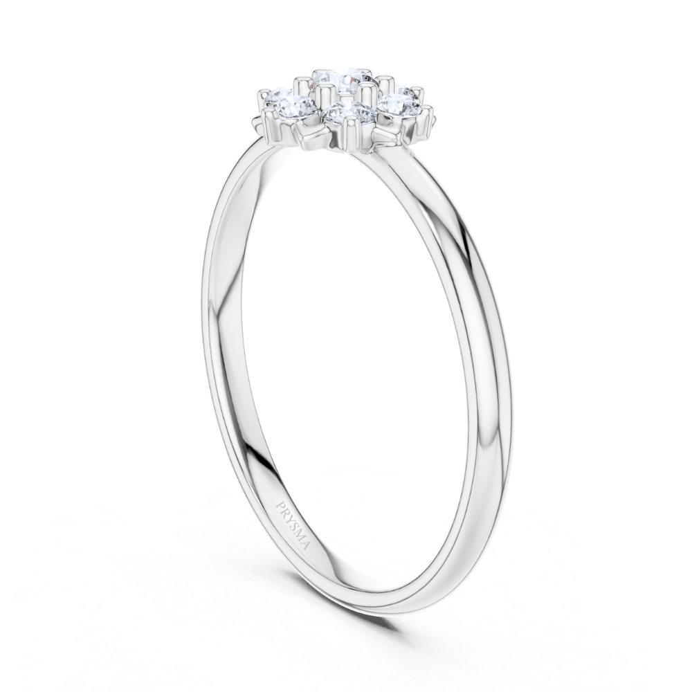 Celestial Flower Cluster Ring