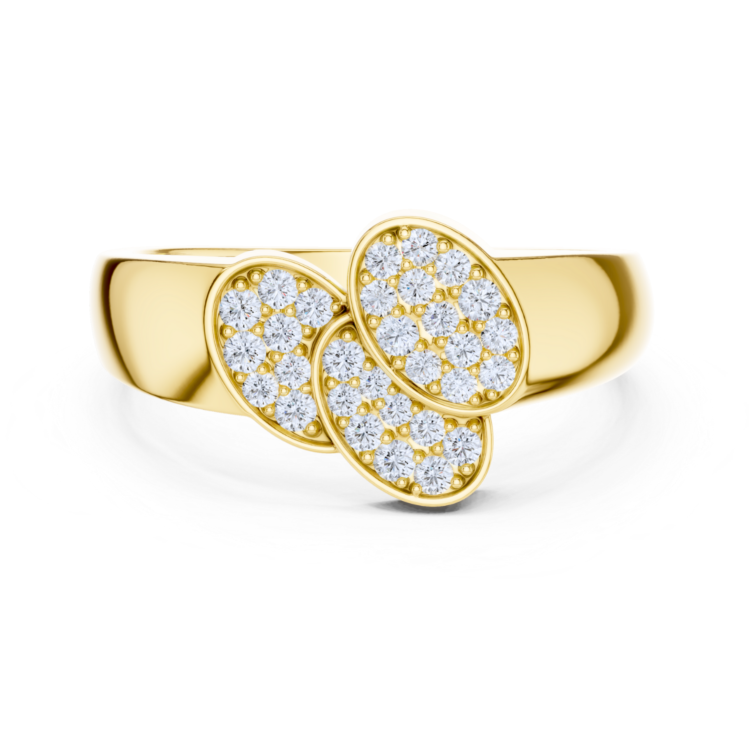 Twin Sparkle Diamond Ring