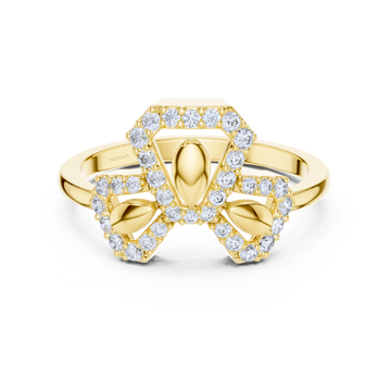 Blossom Halo Diamond Ring
