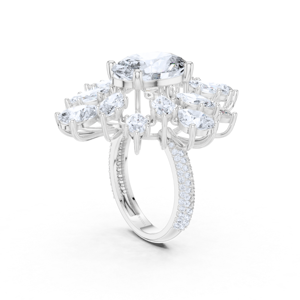 Solara Blossom Diamond Ring