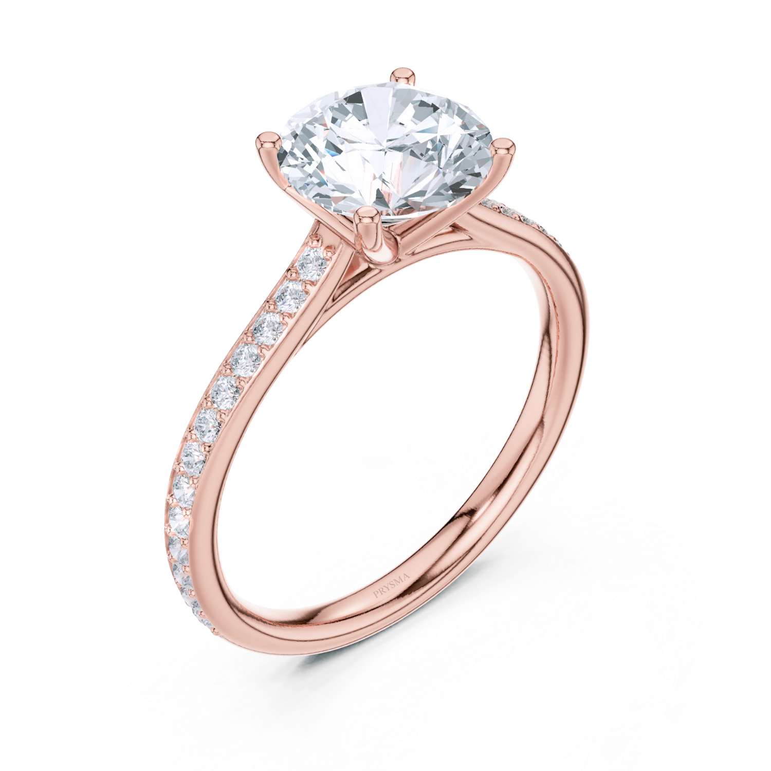 Brilliant Radiance Round-Cut Solitaire Ring