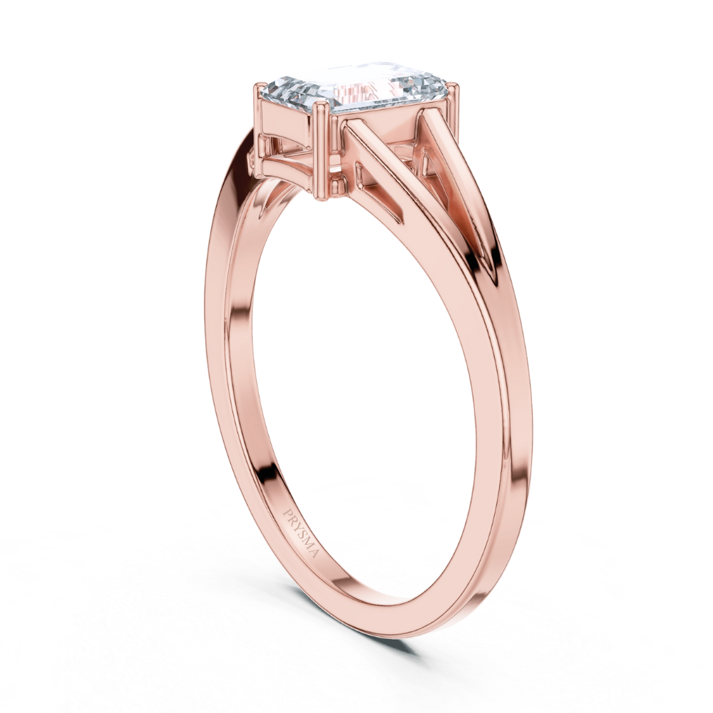 Imperial Emerald Solitaire Ring