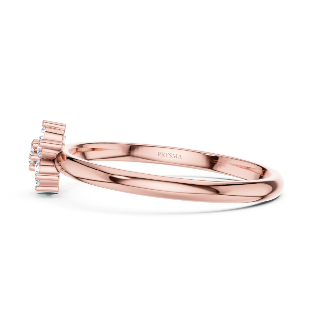 Petite Blossom Diamond Ring