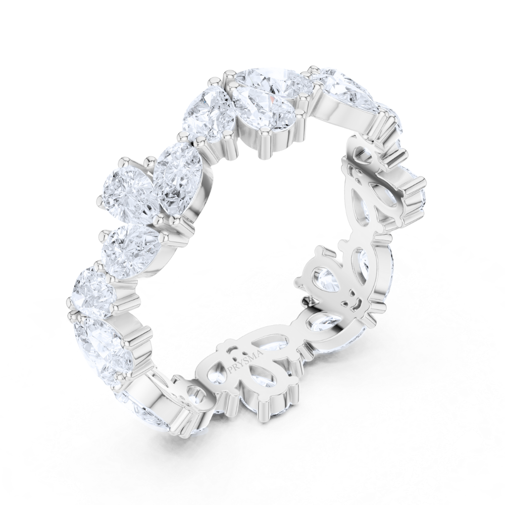 Royal Petal Diamond Eternity Ring
