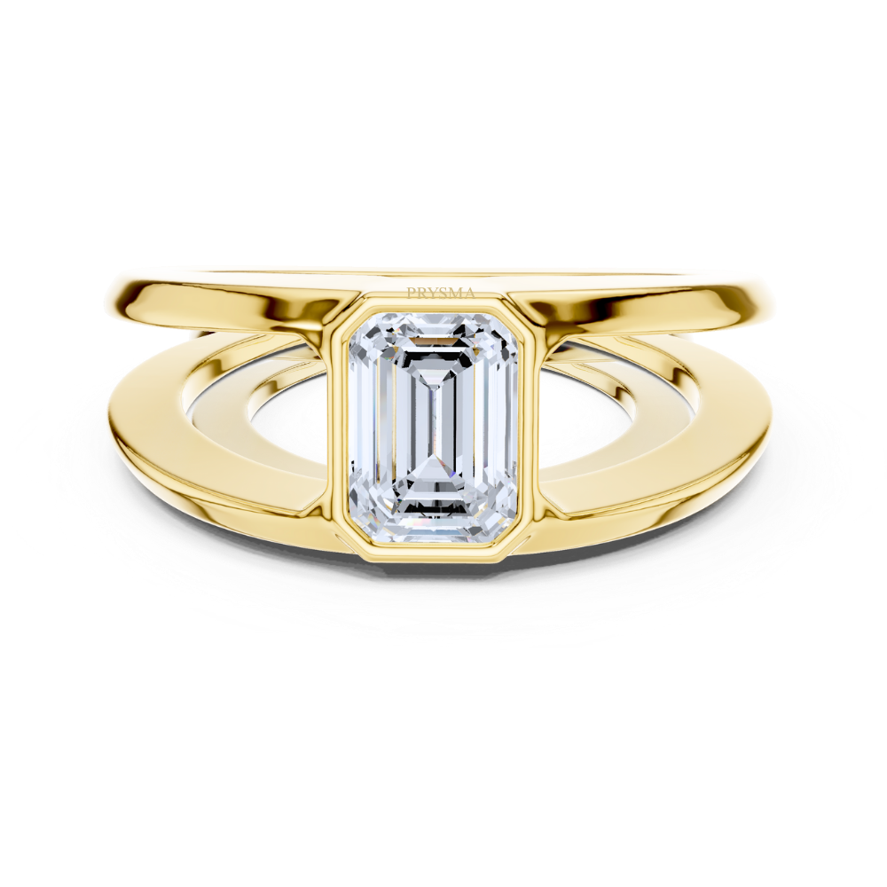 Solstice Emerald Solitaire Ring