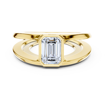 Solstice Emerald Solitaire Ring