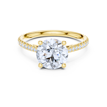 Classic Round-Cut Pave Ring
