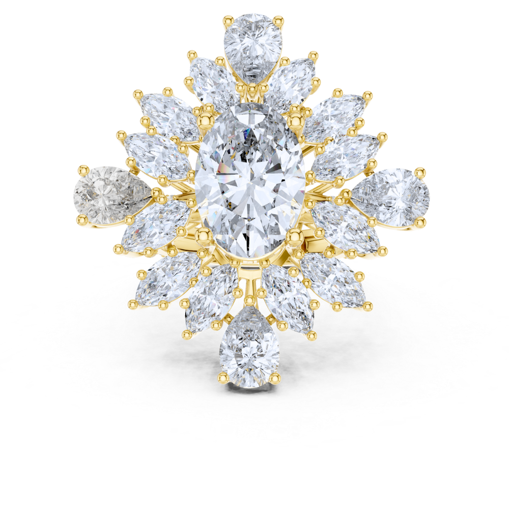 Solara Blossom Diamond Ring