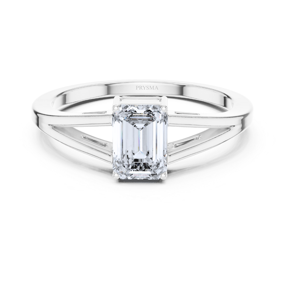 Imperial Emerald Solitaire Ring