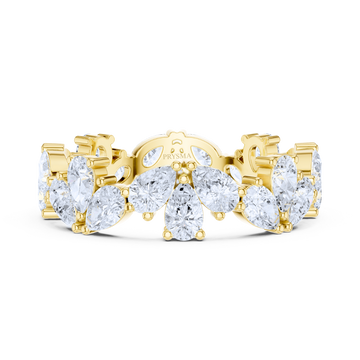 Royal Petal Diamond Eternity Ring