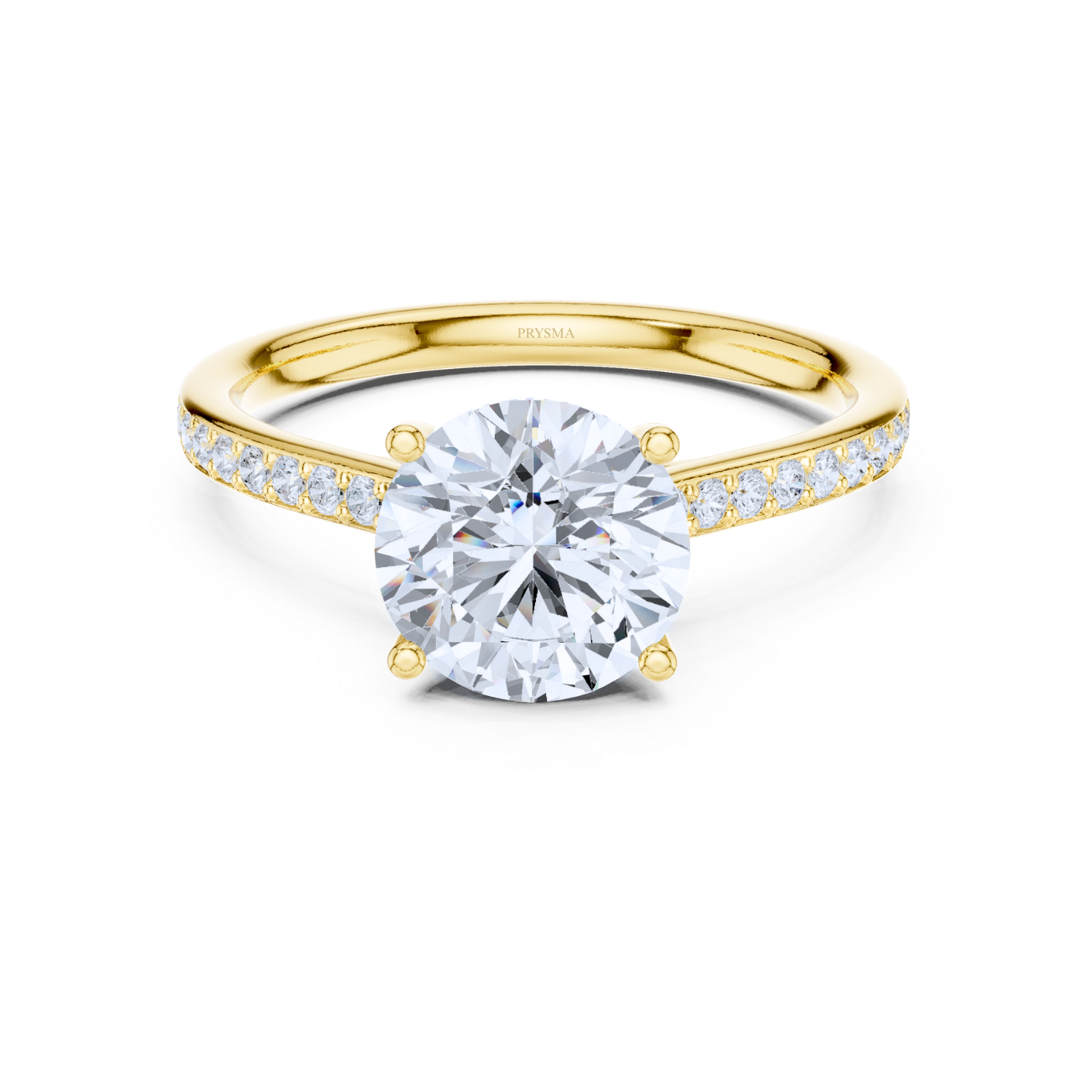 Brilliant Radiance Round-Cut Solitaire Ring