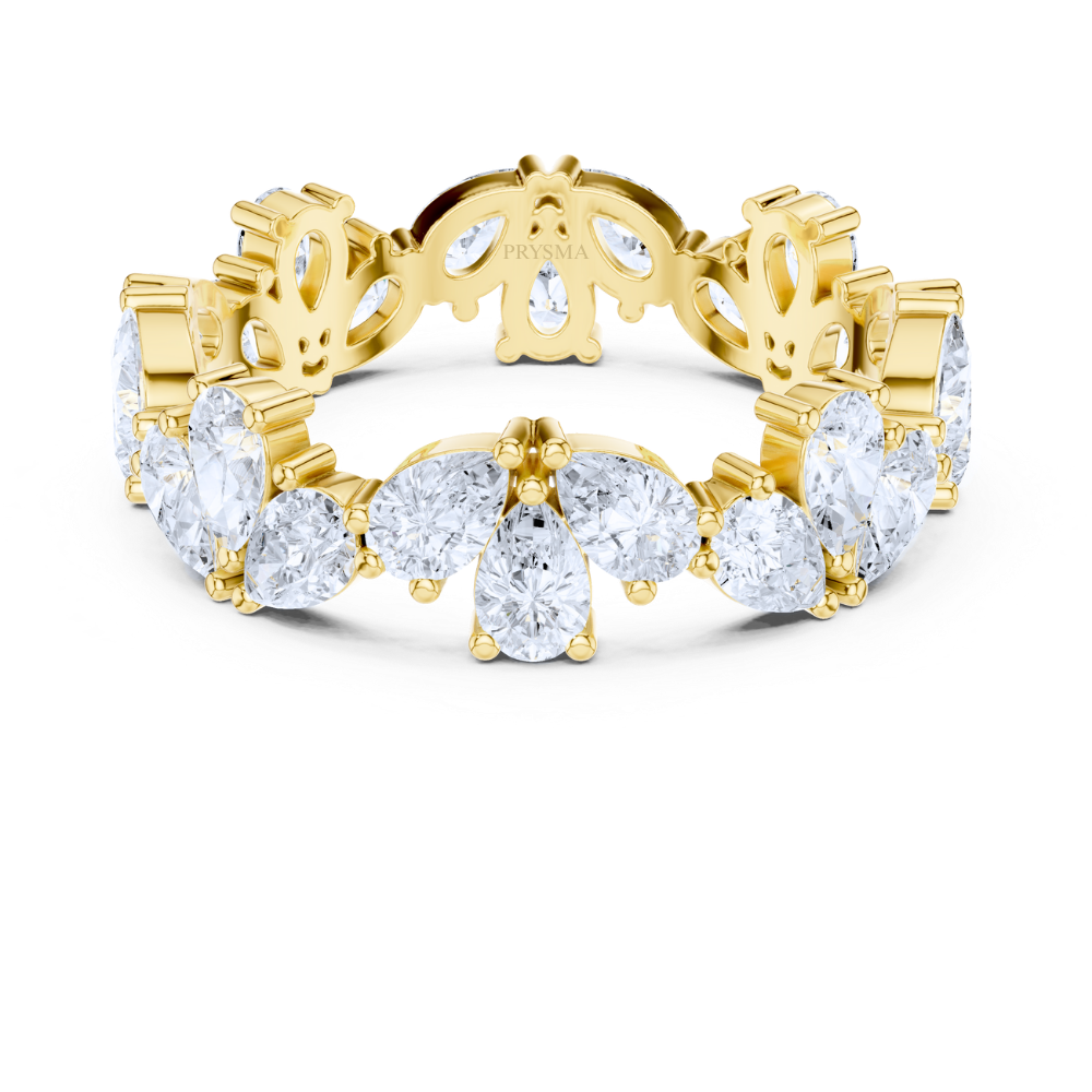 Royal Petal Diamond Eternity Ring