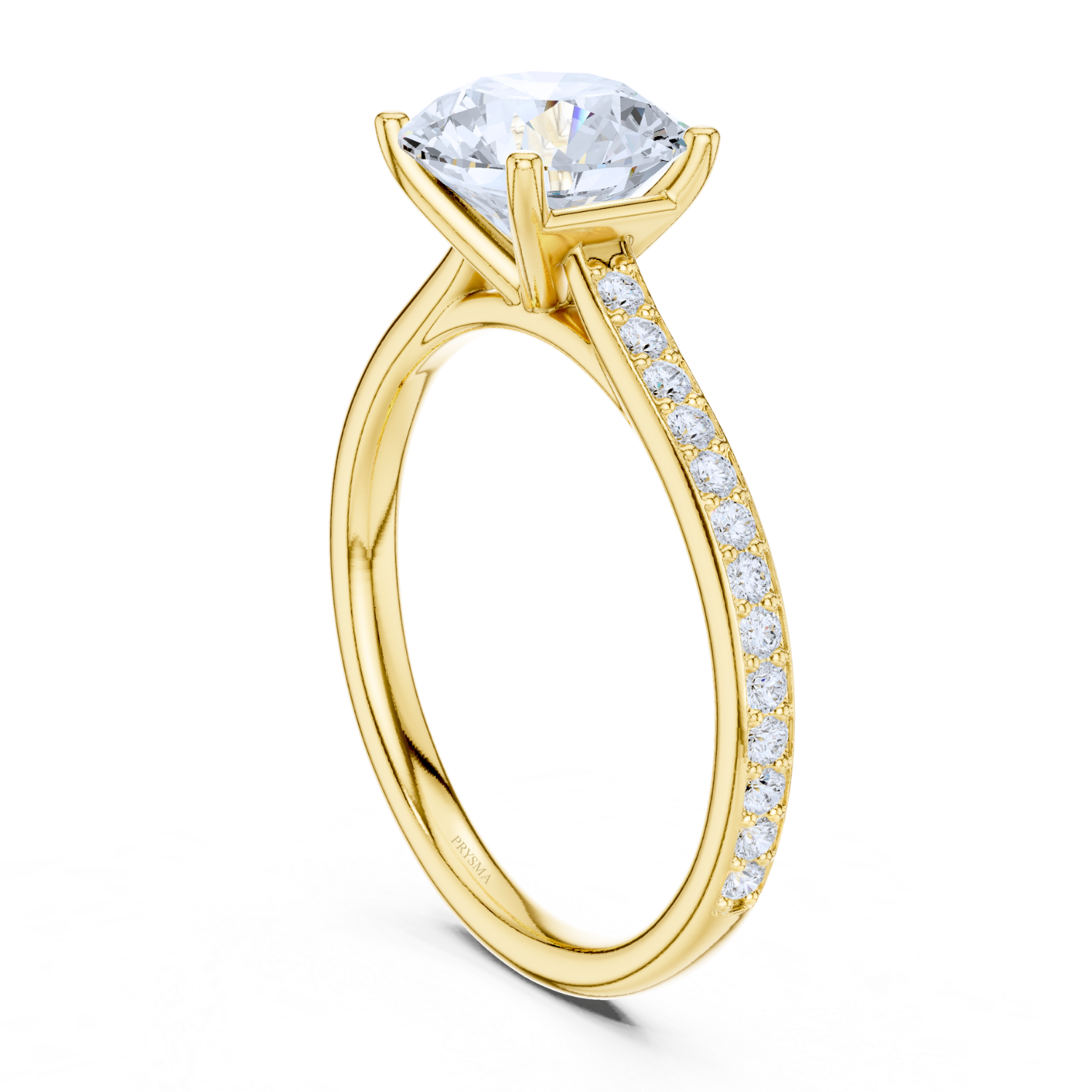 Brilliant Radiance Round-Cut Solitaire Ring