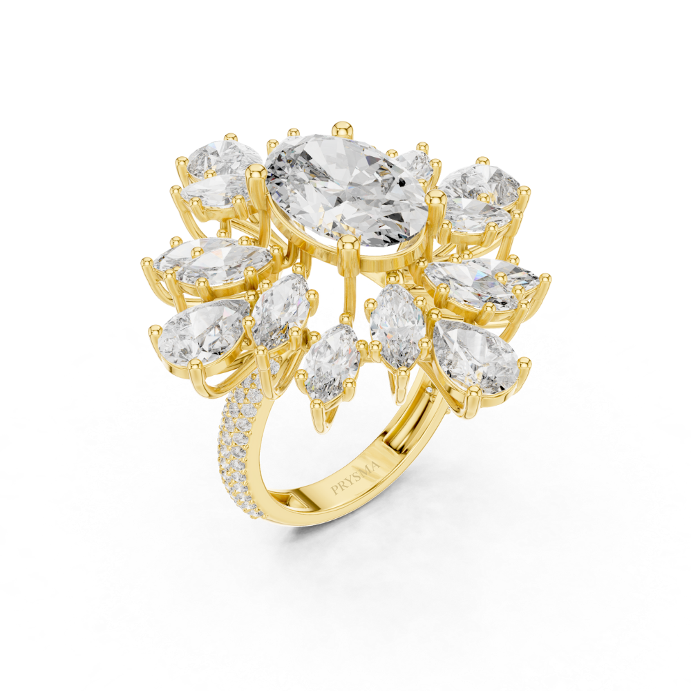 Solara Blossom Diamond Ring