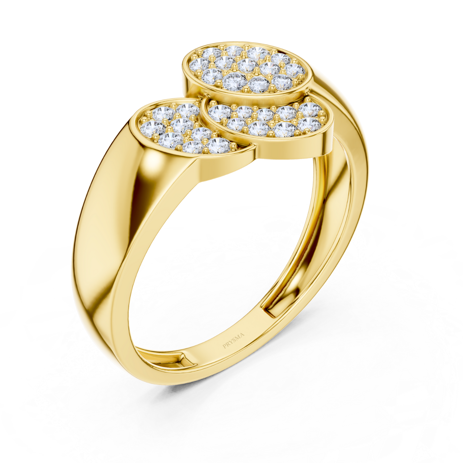 Twin Sparkle Diamond Ring