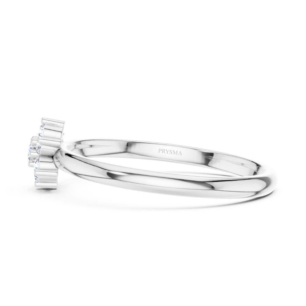 Petite Blossom Diamond Ring