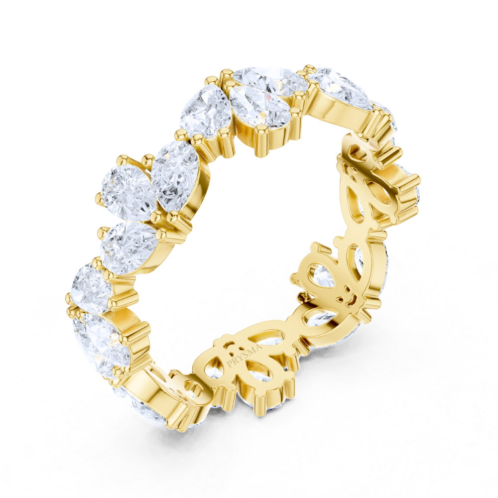 Royal Petal Diamond Eternity Ring