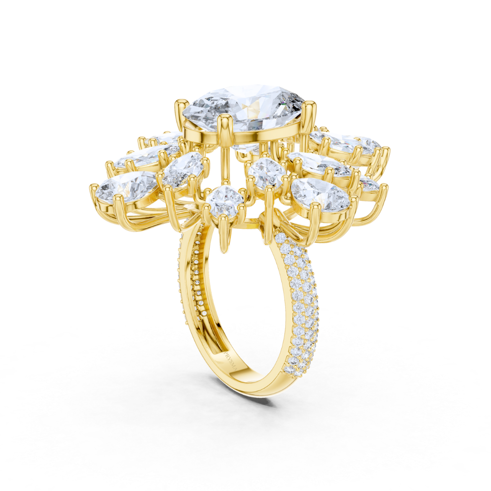 Solara Blossom Diamond Ring
